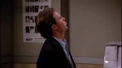 Chandler trapped in a bank with Jill GOODACRE 😊