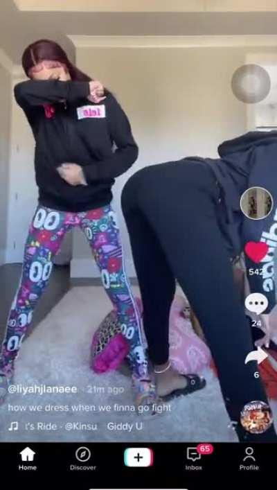 menton and aaliyah twerk