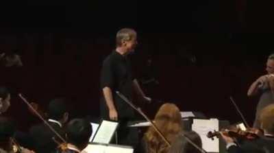 Orchestra Surprises Conductor With Happy Birthday