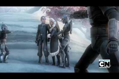 Remember when Bo Katan slapped Ahsoka's ass?