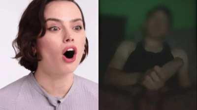 Daisy Ridley reacts