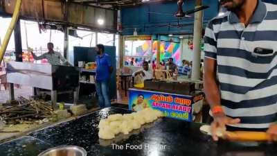 Flying paratha in India