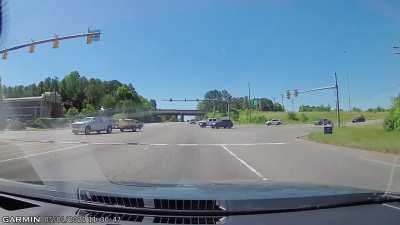 Watch out for this local driver, intentionally running every red light along 55 then reversing down the I-40 ramp. (Dodge Charger, NC EHX-9241)