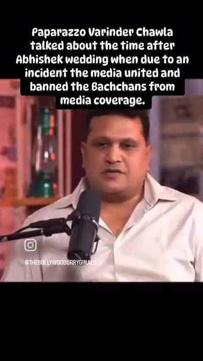 Throwback to when media untied and banned Bachchans from media coverage 