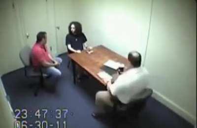 Stephen McDaniel, a killer doesn't move much during a 2 hour interrogation!