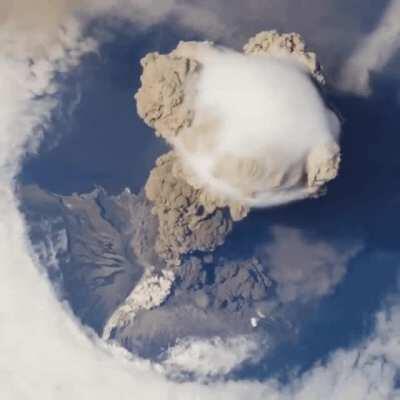 Sarychev Volcano Eruption from the International Space Station