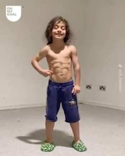 Arat Hosseini when he was 6 years old [2019]. He is now 8 years old [2021]. This wonderkid is predicted to be a great professional football/soccer star