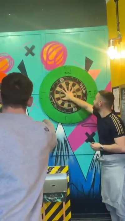 Let's play darts whilst drunk!