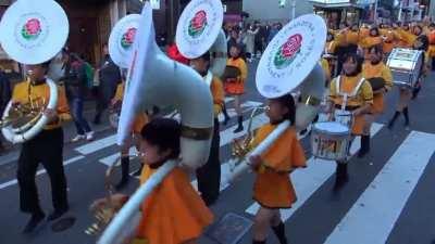 Kyoto Tachibana SHS Band performing ‘Happy’ by Pharrell Williams