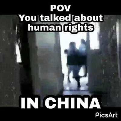 No human rights, right?