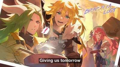 Dawn of Dragalia Event song: Because of You (tried to transcribe the lyrics)