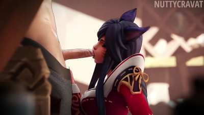 Ahri Blowjob [LeagueOfLegends][NuttyCravat]