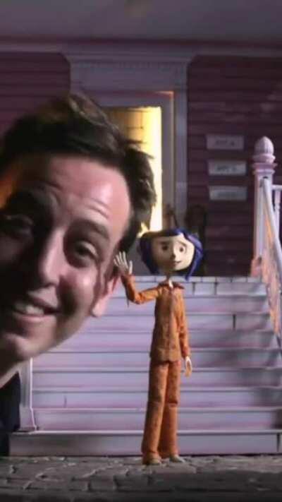 Stop motion artist gets a reaction from Coraline