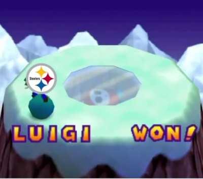 The Steelers winning the AFC North