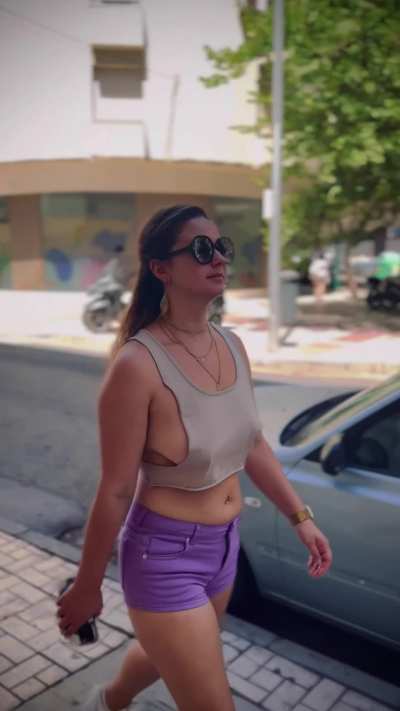 Braless Outfit, unable to contain my Nipples.