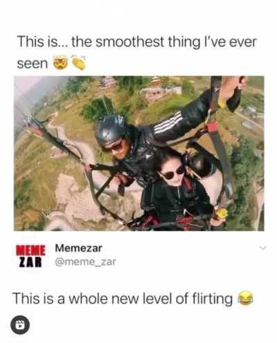 I need to learn how to fly a paraglider. (From @memezar on ig)