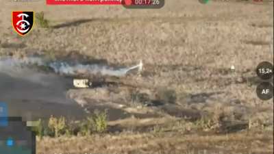 The first case of a tank being destroyed by a thermite drone: Drone pilots of the 