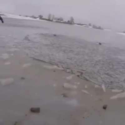 WCGW If I make a jump in a car into a frozen lake