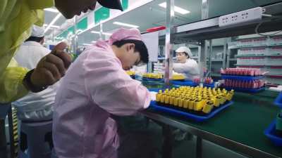 Worker at a disposable vape factory tests up to 10,000 vapes a day