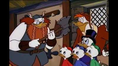 Pretty funny gag from an old Ducktales cartoon.