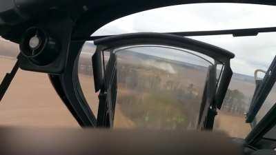 Ka-52 Pilot POV somewhere over Ukraine