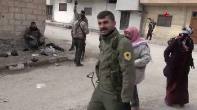 Footage of clashes between SDF and ISIS during an attempt prison break: Part 1