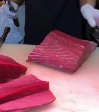 Nice cut of tuna steak