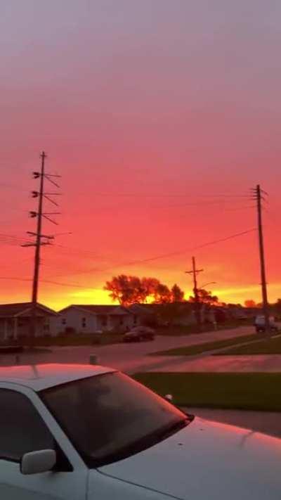 A beautiful Nebraska sunrise!