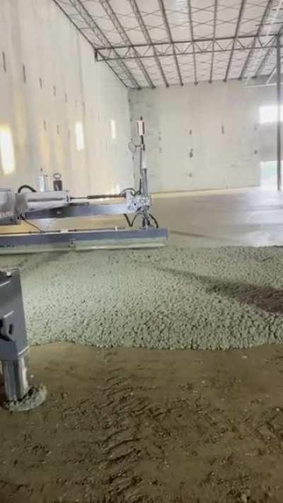 Laser screed in action!