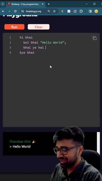 The most Indian programing language 