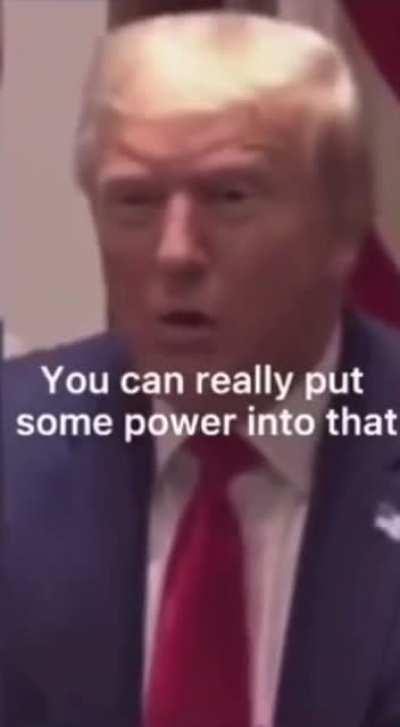 Yes trump you can