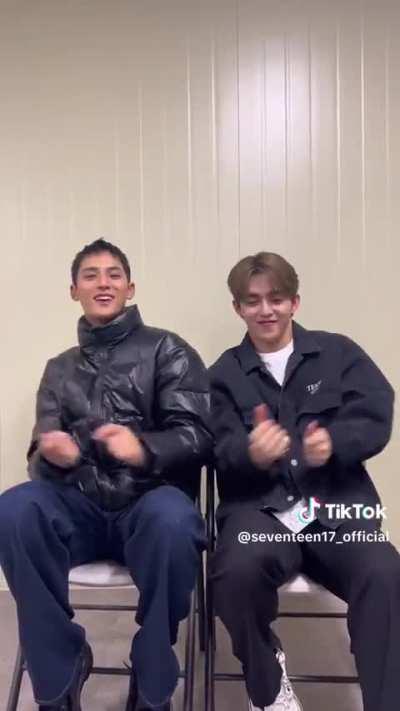 231103 SEVENTEEN TikTok Update - God of Music Dance Challenge (S.Coups & Mingyu)