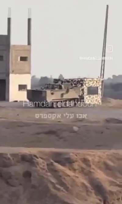 IDF started using unmanned IVF (M113 ?) in Gaza, Rafah