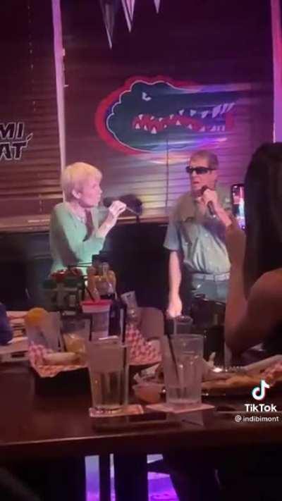 Senior Couple Kills Karaoke Night With Kelly Rowland's “Dilemma”