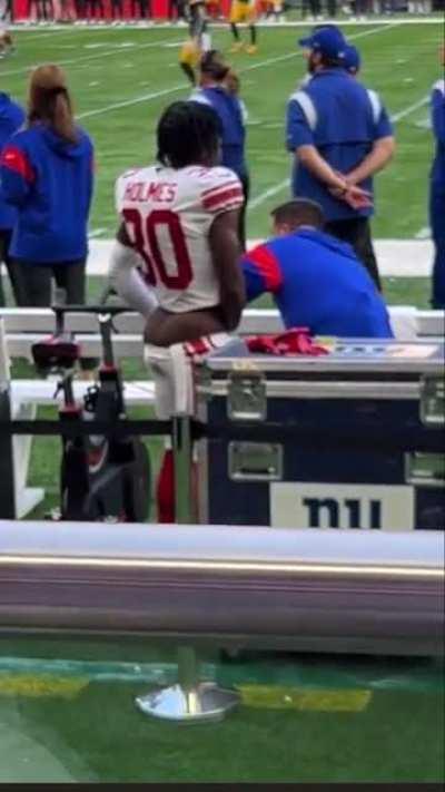 A whole new type of water boy for the NY Giants