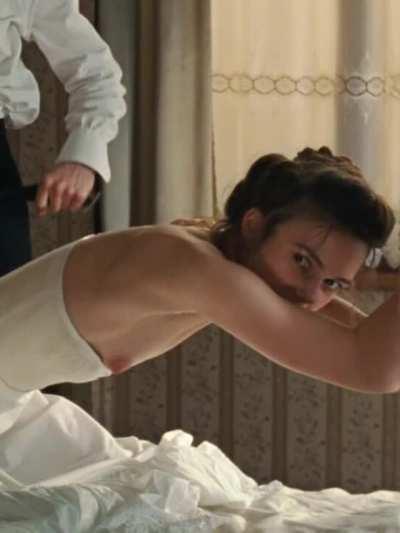 Keira Knightley little puffy plots. [A Dangerous Method]