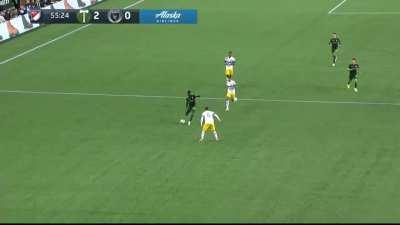 Portland vs San Jose [2] - 0 - Asprilla bicycle kick goal