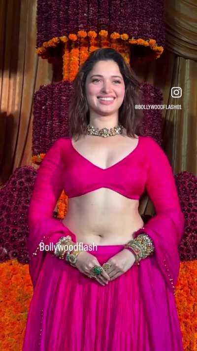 Tamannah looking so sexy at a Diwali party