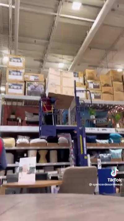 Just another day at Lowe’s… smh should’ve used an OP for something that big