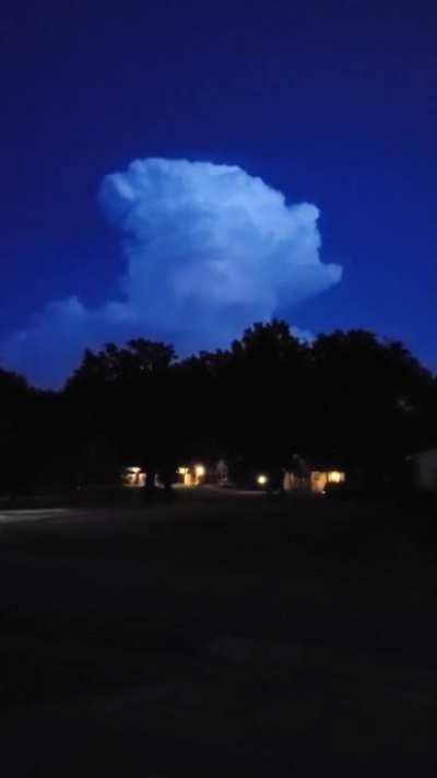 🔥 Cloud to Cloud Lightning Last Night