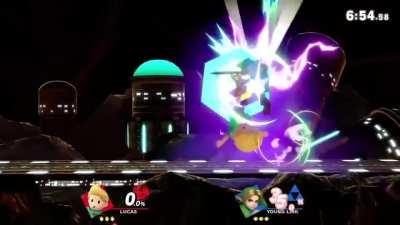 Quick 0-Death on a Young Link. All Links can catch these hands