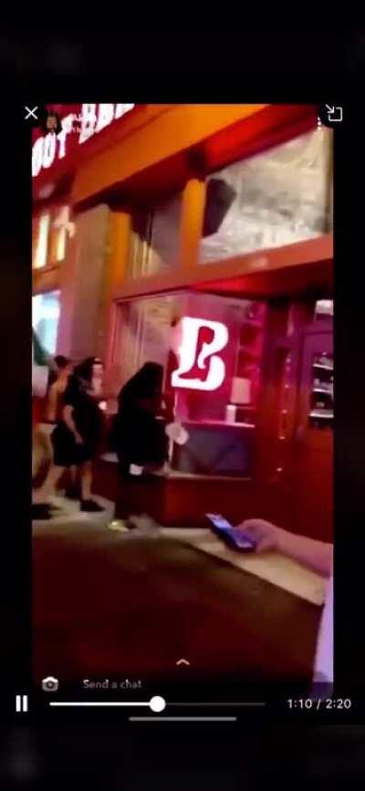 2 minutes of infuriating Broadway looting footage. I found the girl on Facebook and sent it to MNPD.