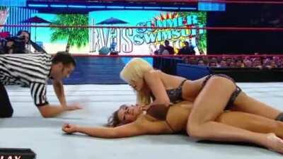 Maryse KO's and pins Mickie James