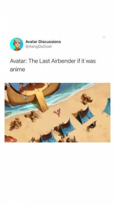 Avatar: The Last Airbender If It Was Anime