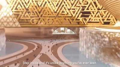 Saudi Arabia's new mega project Mukaab in downtown Riaz is 20 times the size of Empire State Building. Watch video...
