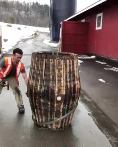 Deconstructing a wiskey barrel