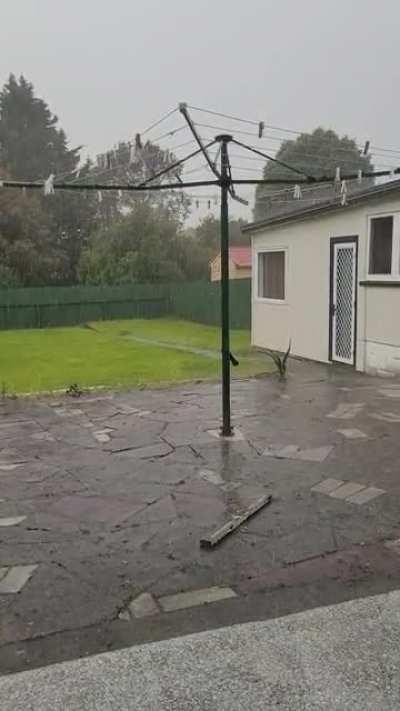 Afternoon rain in Wanganui New Zealand