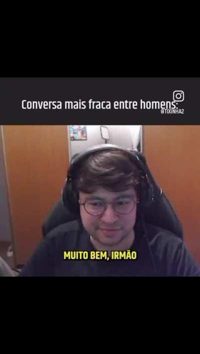 Conversa mais fraca entre homens