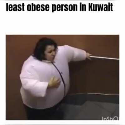 🍔Least obese person in Kuwait🍔 🇰🇼 🤮