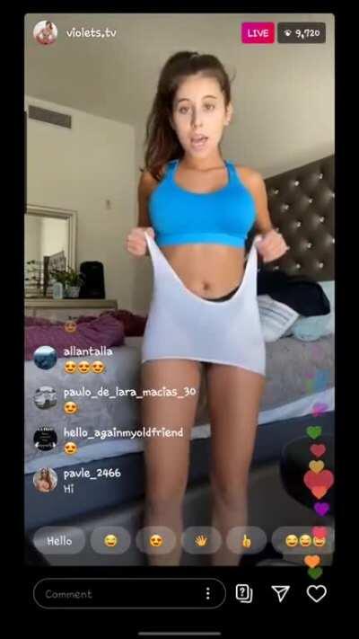 Nipslip from her latest Instagram story